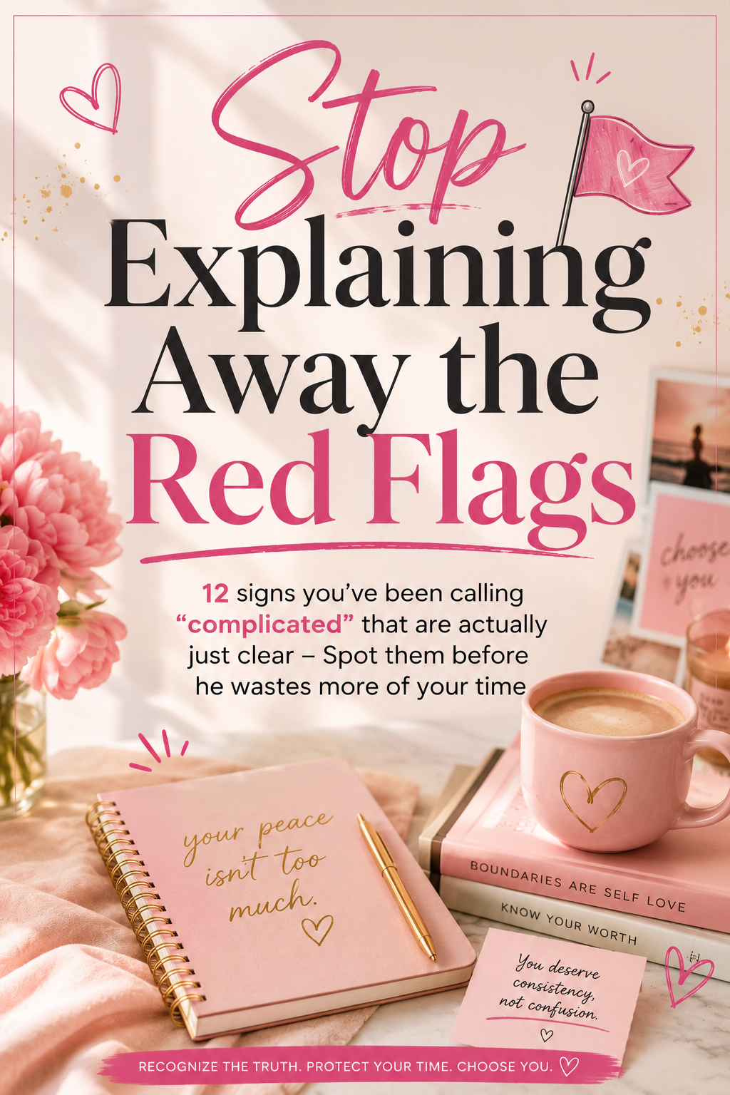 Stop Explaining Away the Red Flags — 12 Signs You've Been Calling "Complicated"- Spot them before he wastes more of your time.